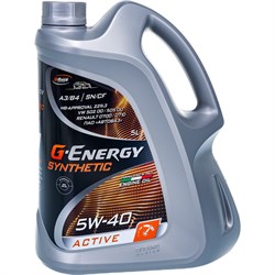Масло G-Energy SyntheticActive 5W-40 - фото 13781519