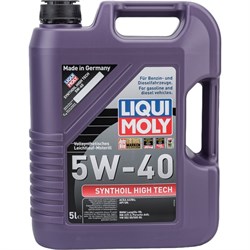 Синтетическое моторное масло LIQUI MOLY Synthoil High Tech 5W-40 SN A3/B4 - фото 13781603