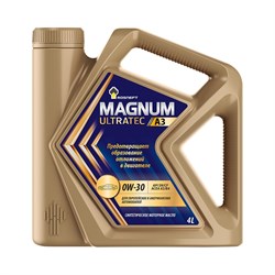 Моторное масло Роснефть Rosneft Magnum Ultratec A3 0W-30, канистра 4л (-РНПК) - фото 13781604