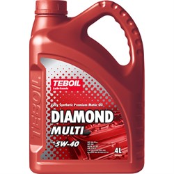 Моторное масло TEBOIL diamond multi 5w-40, 4л - фото 13781702
