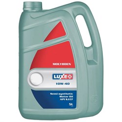 Полусинтетическое моторное масло LUXE M 10w40, молибден - фото 13781955