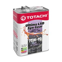 Трансмиссионное масло Totachi Ultima LSD Syn-Gear 75W-90 GL-5 - фото 13782436