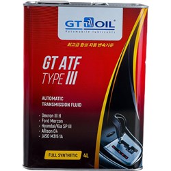 Масло GT OIL ATF Type-III Dexron III H - фото 13782678