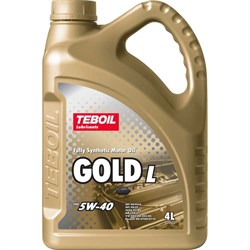Моторное масло TEBOIL Gold L 5W-40, 4 л - фото 13782793