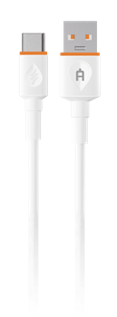 Кабель Alteracs USB-Type C F01-AC White - фото 13783237