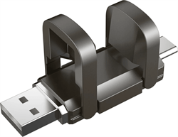 Флеш-накопитель Dahua  DHI-USB-S809-32-256GB USB3.2 Gen2 256GB Type-A & Type-C, metal - фото 13783835