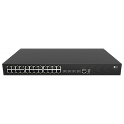 Коммутатор Fplus FCS-2328TX, 24 порта 10/100/1000BASE-T RJ45, 4 порта 10GE SFP+, 2 блока питания AC 220В 150Вт, высота 1RU - фото 13786041