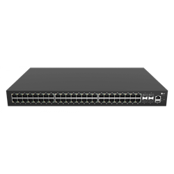 Коммутатор Fplus FCS-2352TX, 48 порта 10/100/1000BASE-T RJ45, 4 порта 10GE SFP+, 2 блока питания AC 220В 150Вт, высота 1RU
