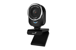 Веб-камера Genius QCam 6000 черная (Black), 1080p Full HD, Mic, 360°, универсальное мониторное крепление, гнездо для штатива - фото 13786510