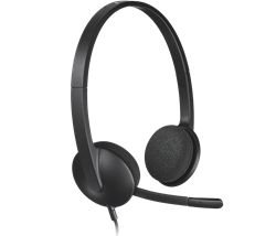 Гарнитура Logitech H340 (USB, кабель 1.8м) (арт. 981-000509, M/N: A-00044) - фото 13787361
