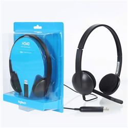 Гарнитура Logitech H340 (USB, кабель 1.8м) (арт. 981-000509, M/N: A-00044) - фото 13787365