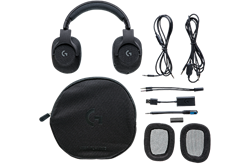 Гарнитура игровая Logitech G433 TRIPLE BLACK (черный) - фото 13787377