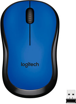 Мышь беспроводная Logitech M220 Silent Blue (синяя, оптическая, 1000dpi, 2.4 GHz/USB-ресивер, бесшумная) (арт. 910-004896, M/N: MR0085 / C-U0010) - фото 13787406