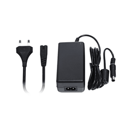 Power Supply: 100240VAC, 12VDC, 3A. Provides power to the 2 slot cradle with US20. Includes EU power cord. - фото 13787460