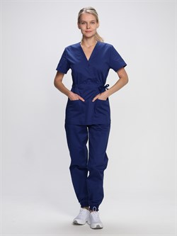 Костюм женский Сити-001 (тк.Смесовая,145) MedLine, т.синий - фото 13788781