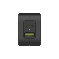TCW-E20D Black, TECNO Charger E20D-20W - фото 13791411