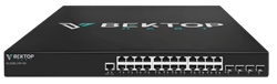 Управляемый POE коммутатор уровня уровня 2+, 24 порта 10/100/1000Base-T с поддержкой POE, 4 порта 1/10G SFP+ - фото 13791602