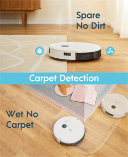 YDVN11 Робот-пылесос YEEDI Robot Vacuum Vac 2 Pro White - фото 13793359