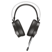 Гарнитура игровая проводная Dareu EH722X Black (черный), подсветка RGB, подключение USB