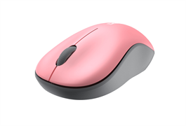 Мышь беспроводная Dareu LM106G Pink-Grey (розовый с серым), DPI 1200, ресивер 2.4GHz, размер 99.4x59.7x38.4мм