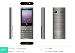 B241 Dark Grey, 2.4'', 32MB RAM, 32MB, 0.08Mpix, 2 Sim, Micro-USB, 2500mAh