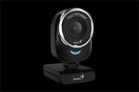 Веб-камера Genius QCam 6000 черная (Black) new package, 1080p Full HD, Mic, 360°, универсальное мониторное крепление, гнездо для штатива