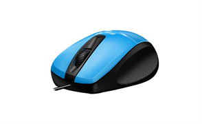 Мышь DX-150X, USB, G5, голубая/чёрная (blue, optical 1000dpi, подходит под правую руку)