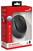 Мышь беспроводная NX-8000S BT черная (black), Bluetooth 5,3,silent