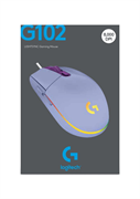 Мышь игровая Logitech G102 LILAC - EER - Lightsync (M/N: MU0054)