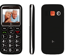 Ezzy2 Black, 5,87 см (2.31") 320x240, 32MB RAM, 32MB, up to 16GB flash, 0,3Mpix, 2 Sim, BT v3.0, Micro-USB, 1400mAh, 103g, 126 ммx60 ммx13,6 мм