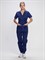 Костюм женский Сити-001 (тк.Смесовая,145) MedLine, т.синий - фото 13788781